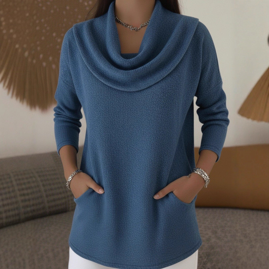 Elmont | Soft Knit Cowl Neck Sweater