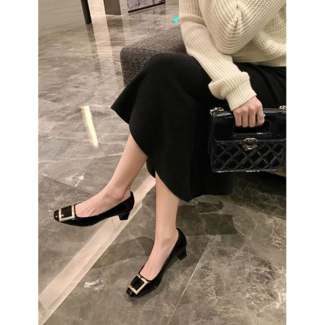 Elmont | Square-Toe Block Heel Sandals