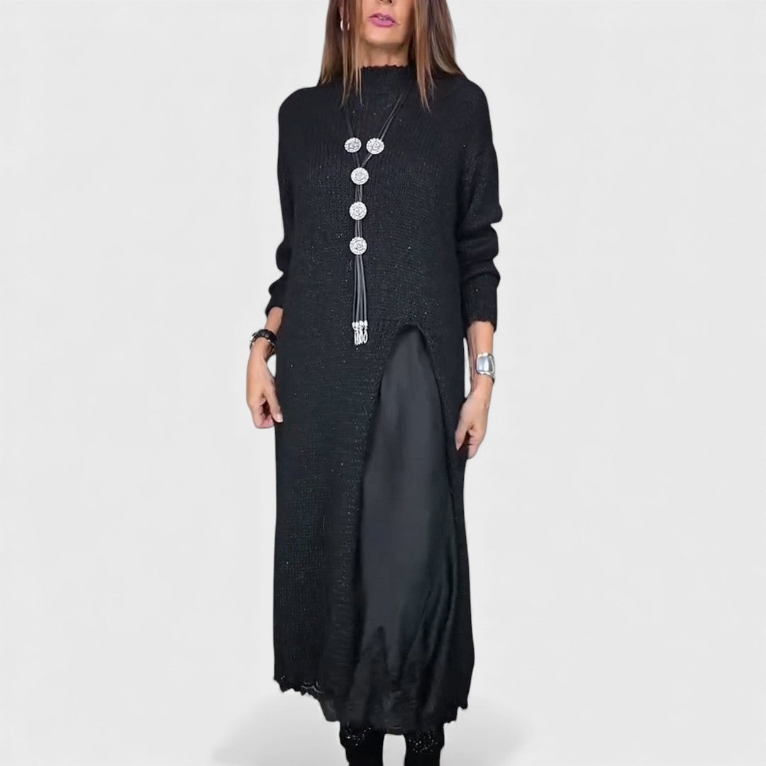Elmont | Knit Overlay Dress