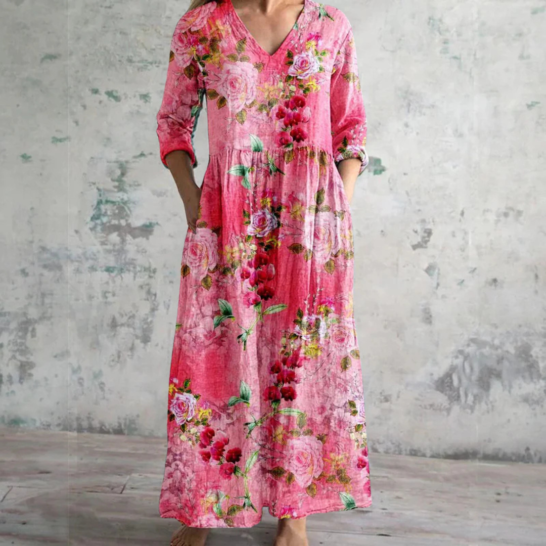 M&H | Floral Print Maxi Dress