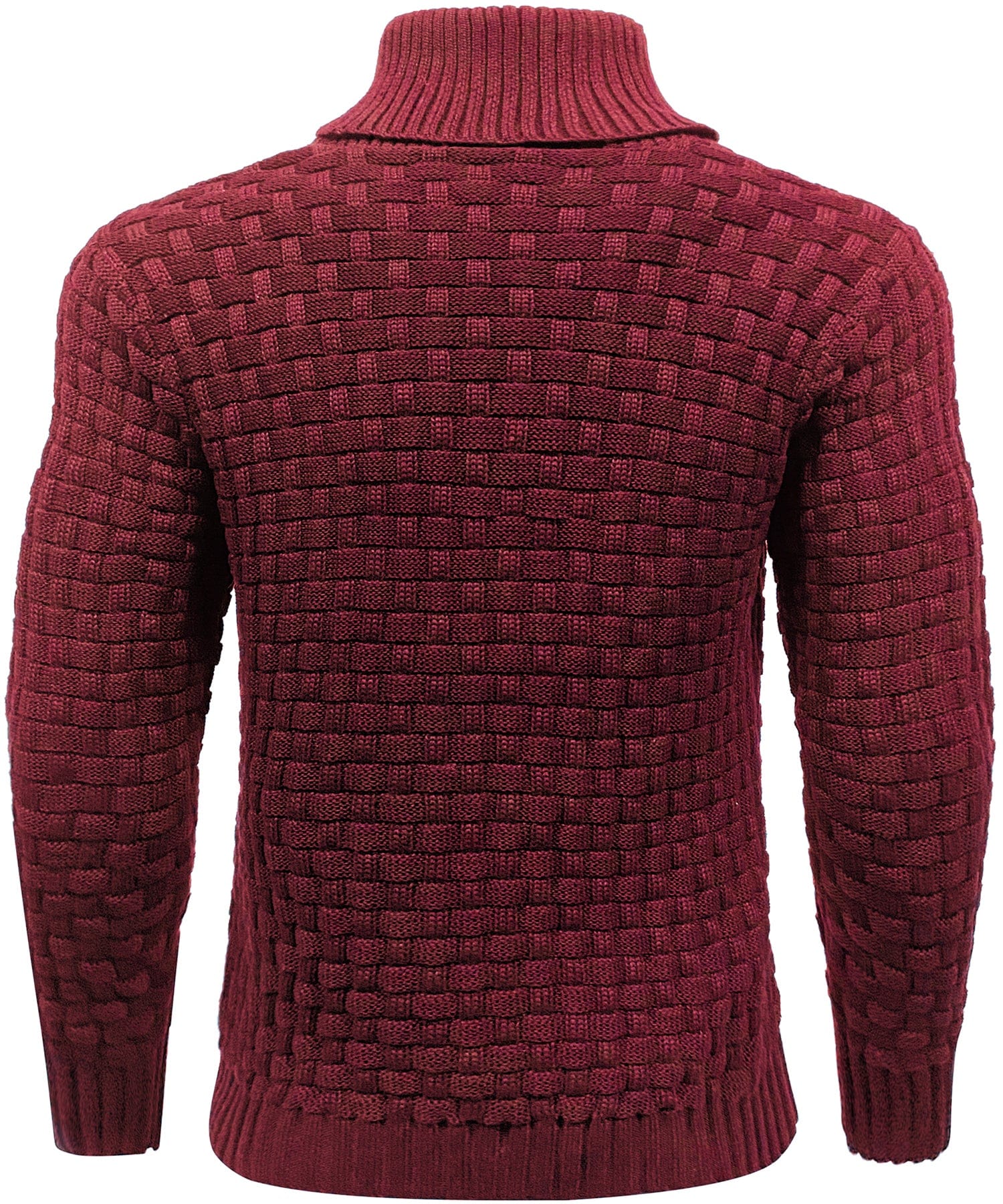 Elmont | Ribbed High-Collar Button Sweater