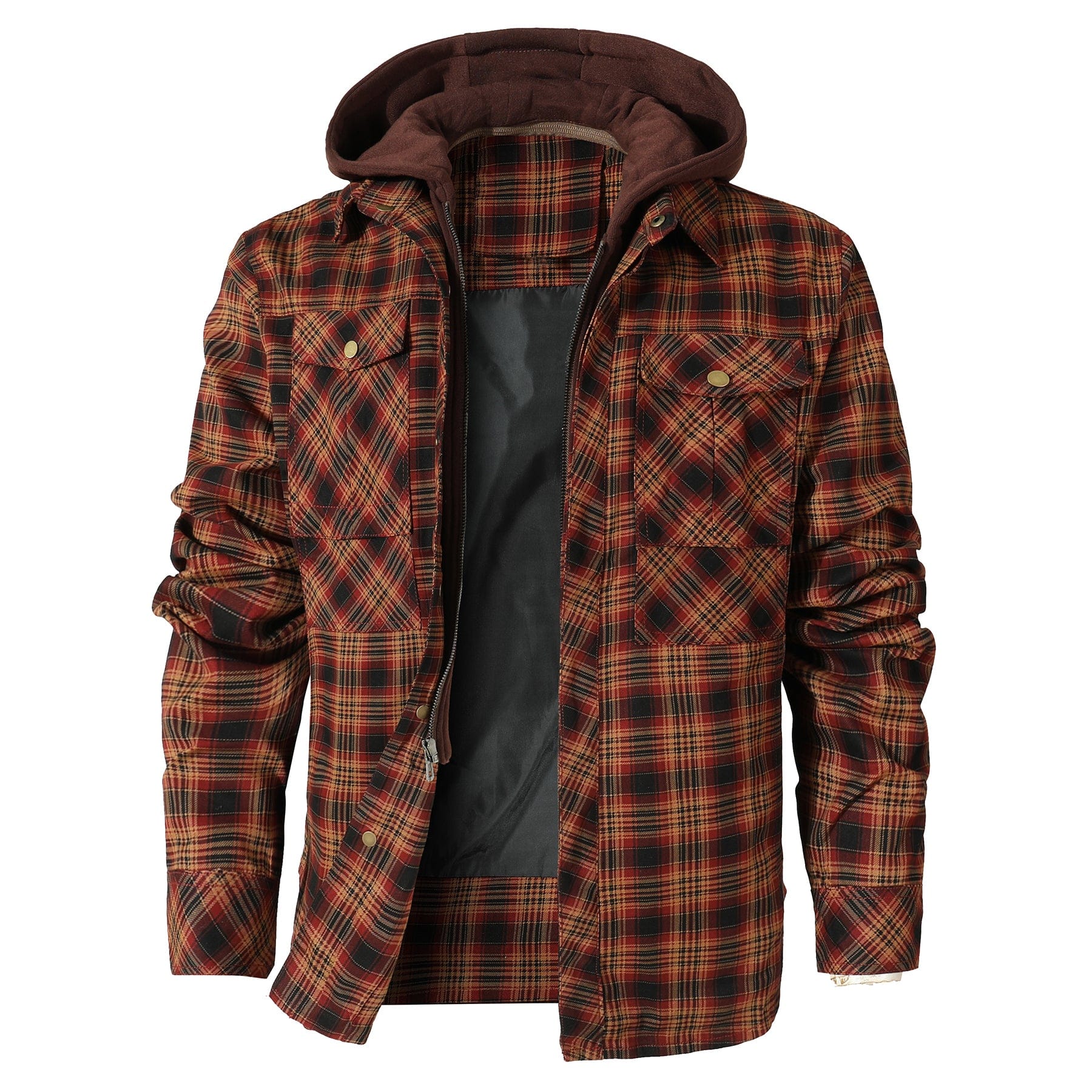 Elmont | Hooded Flannel Jacket