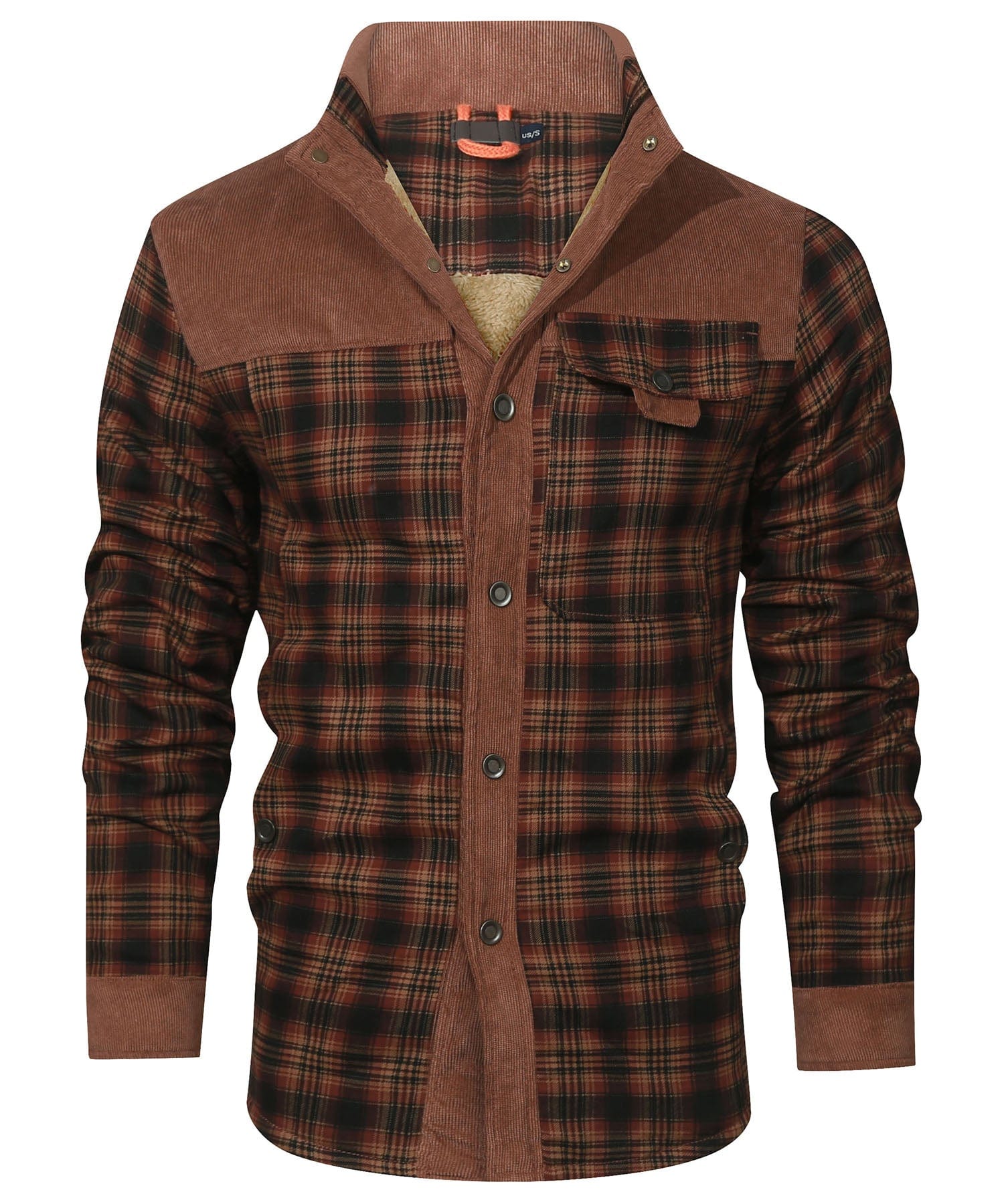 Elmont | Faux Fur-Lined Flannel Jacket