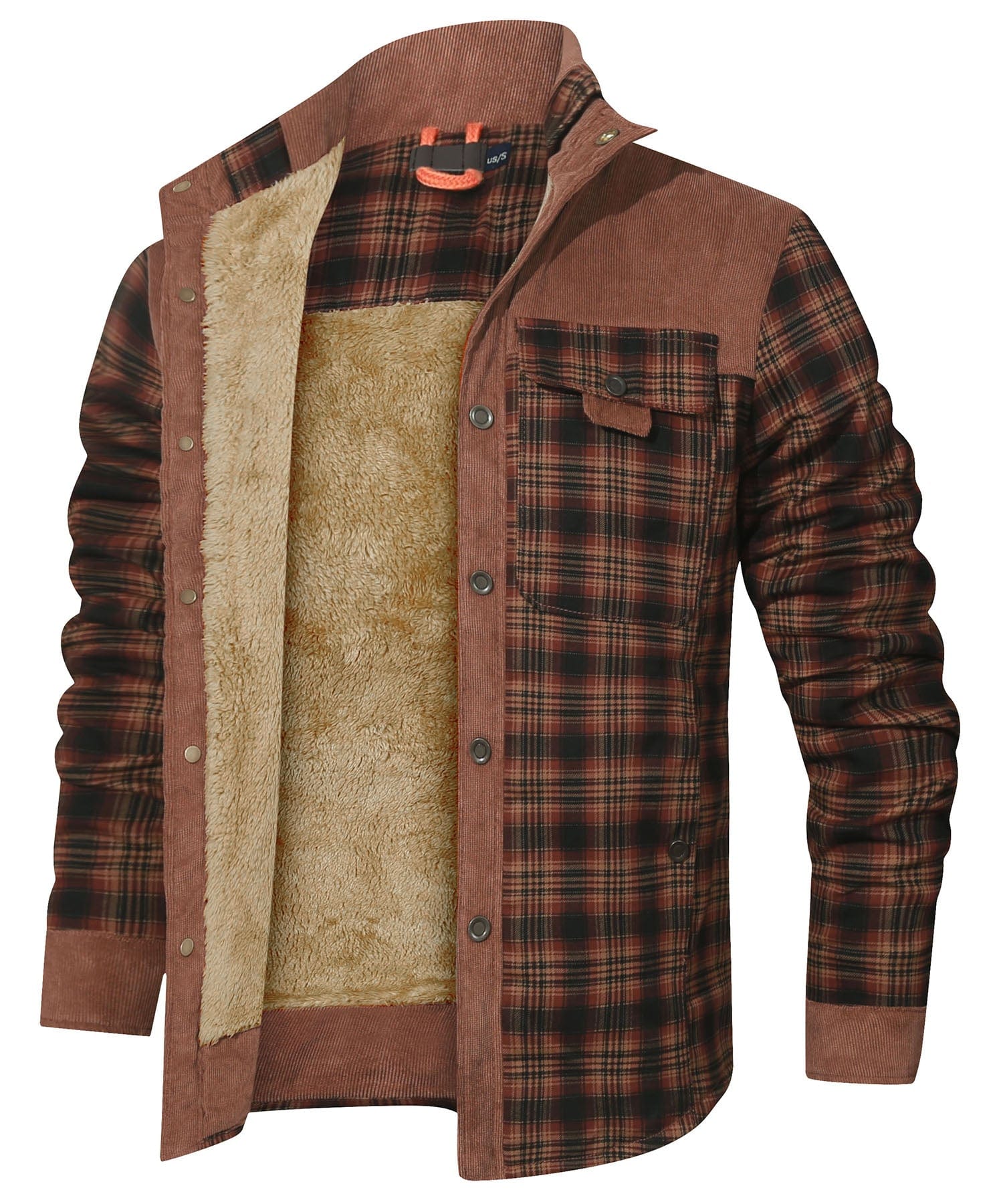 Elmont | Faux-Fur-Lined Flannel Jacket