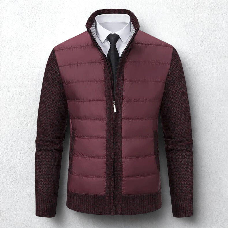 Elmont | Knit-Sleeve Puffer Jacket
