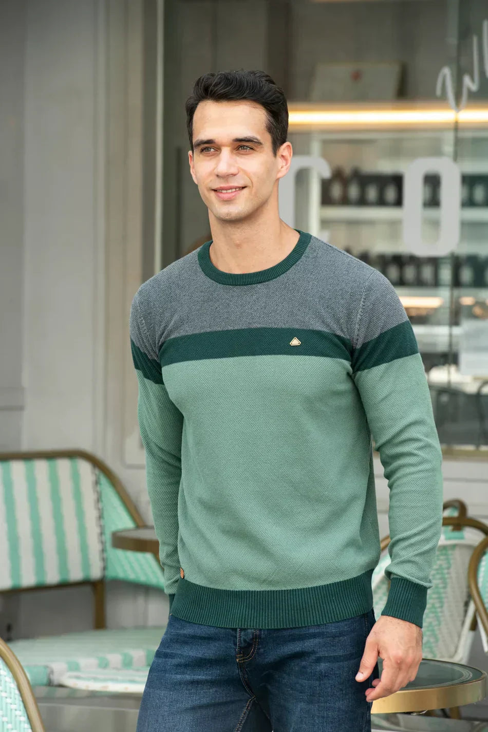 Elmont | Men's Crew Neck Sweater