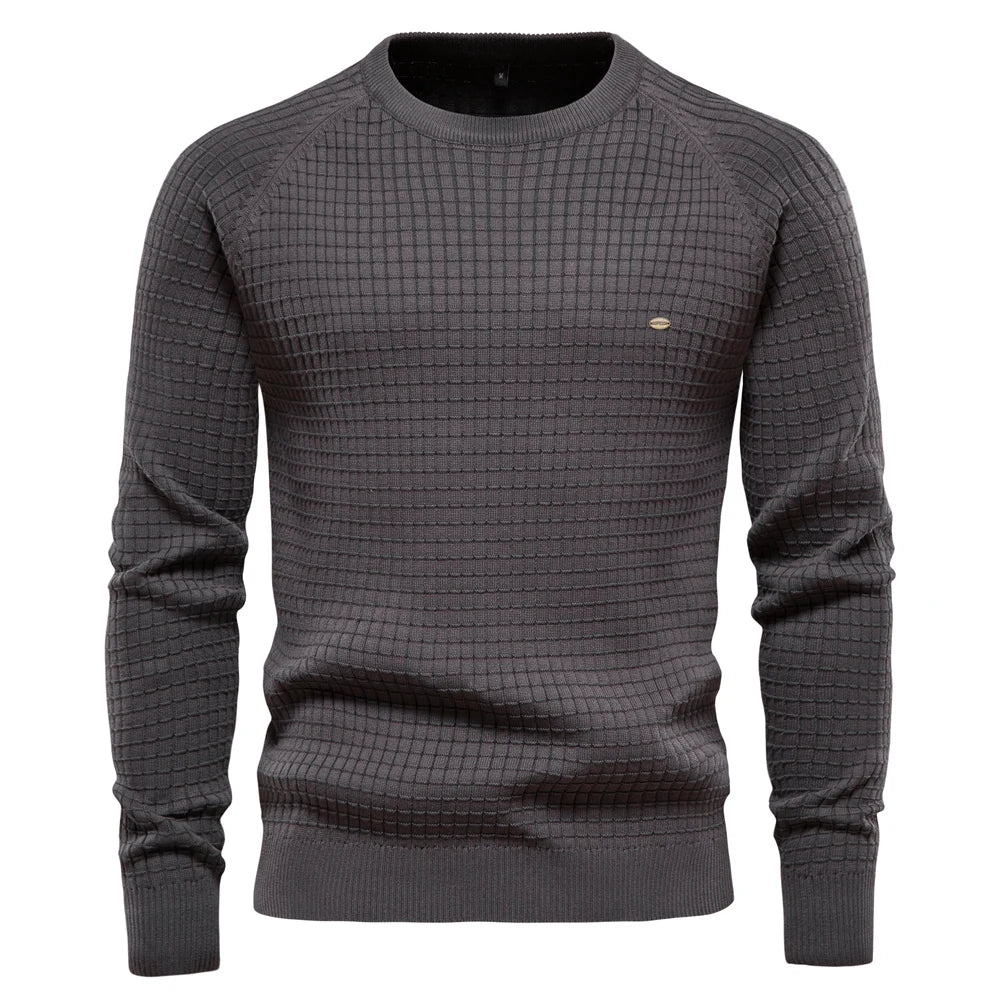 Elmont | Men's Checked Knit Sweater