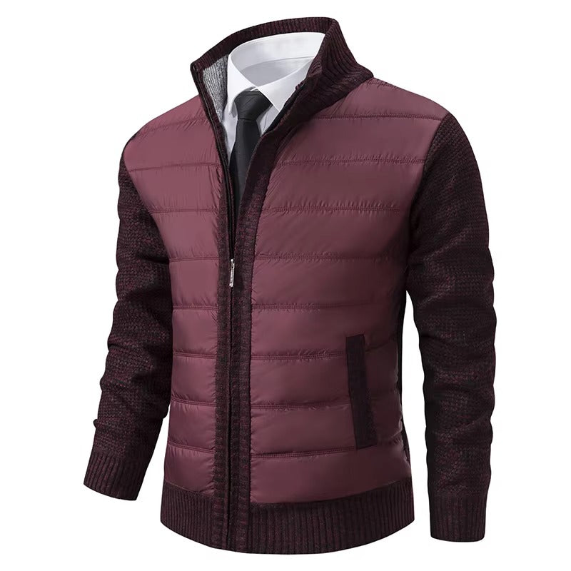 Elmont | Knit-Sleeve Puffer Jacket