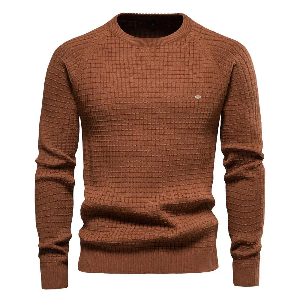 Elmont | Men's Checked Knit Sweater