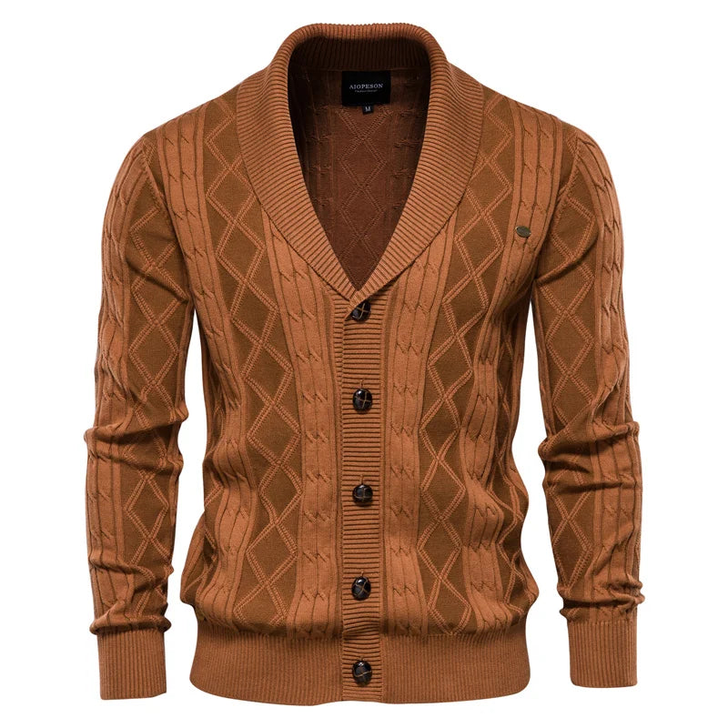 Elmont | Men's Cotton Button-Front Cardigan