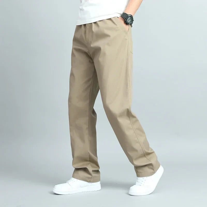Elmont | Men's Wide-Leg Cotton Pants
