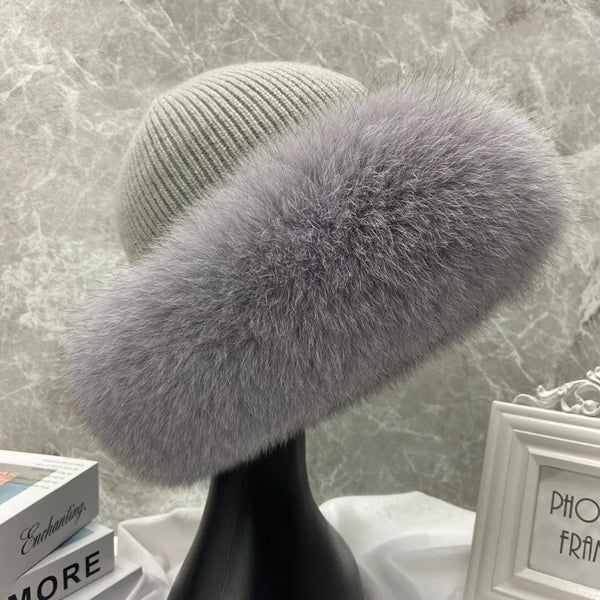 Elmont | Fox Fur Beanie