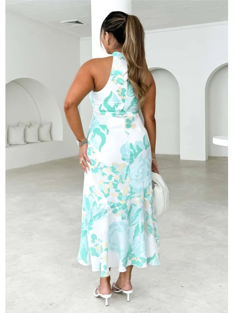 M&H | Halter Neck Wrap Dress