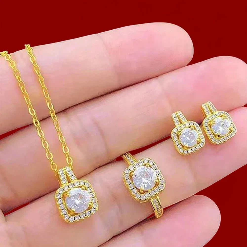 Elmont | Cube Jewellery Set