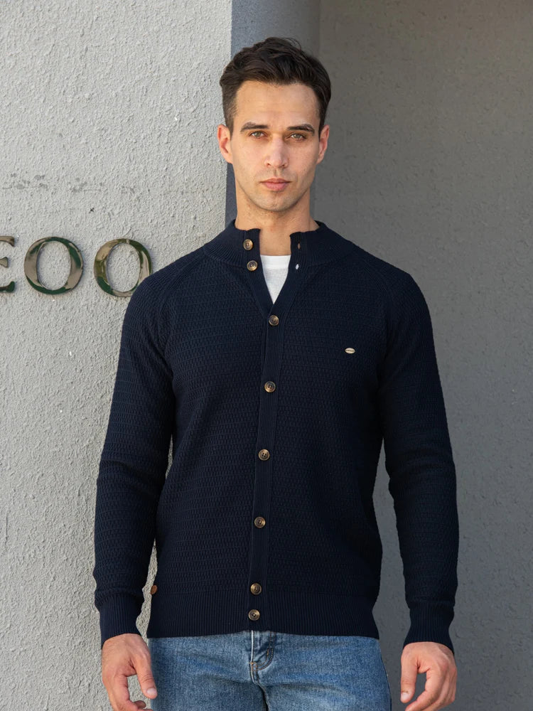 Elmont | Cotton V-Neck Cardigan