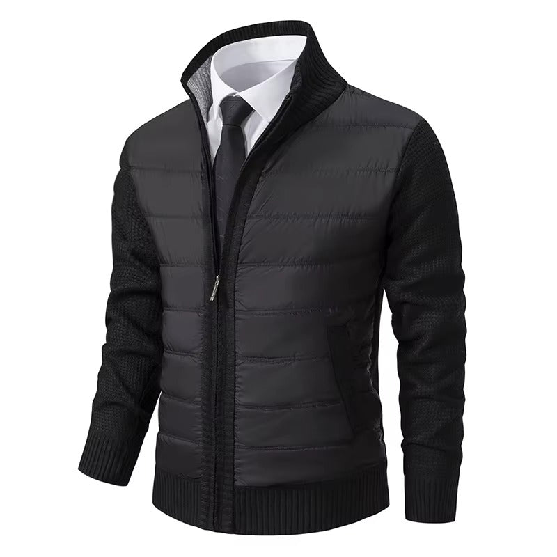 Elmont | Knit-Sleeve Puffer Jacket