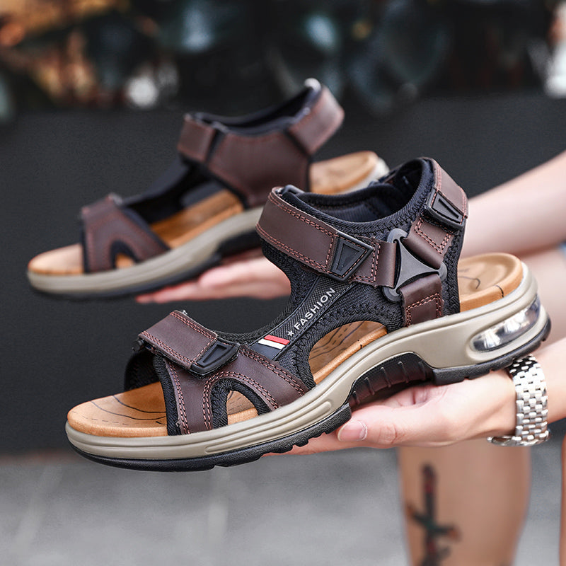 Elmont | Adjustable Leather Sandals