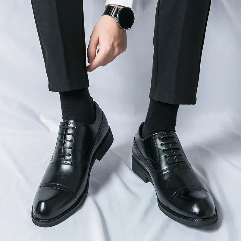 Elmont | Leather Brogue Dress Shoe