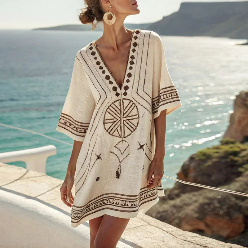 M&H | V-Neck Beach Dress