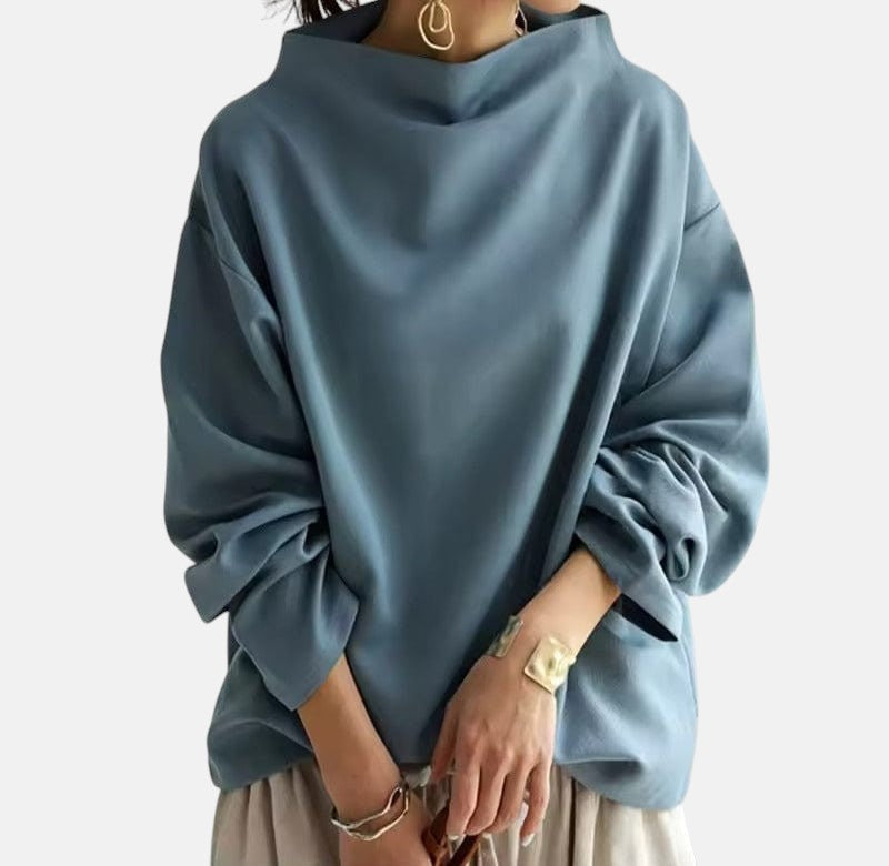 Elmont | High-Collar Knit Sweater