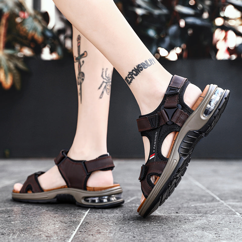 Elmont | Adjustable Leather Sandals
