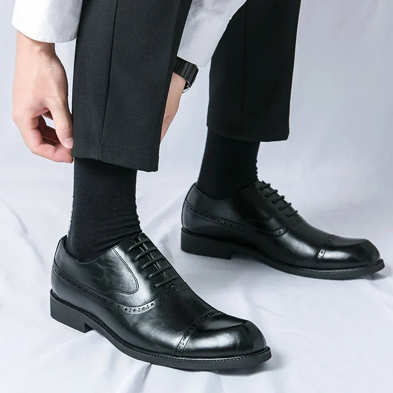 Elmont | Leather Brogue Dress Shoe