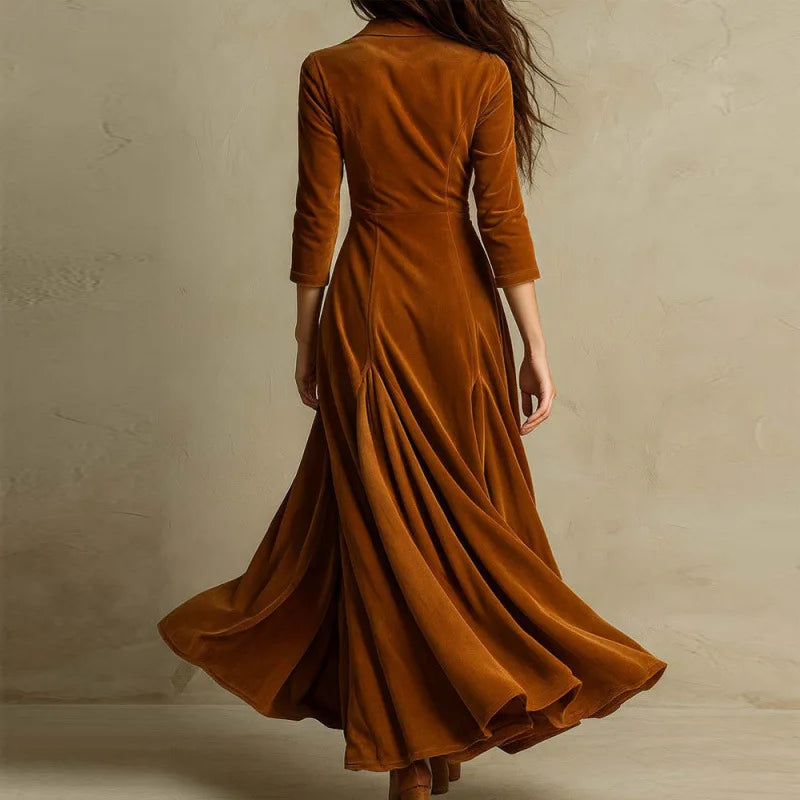Elmont | Long Velvet Dress