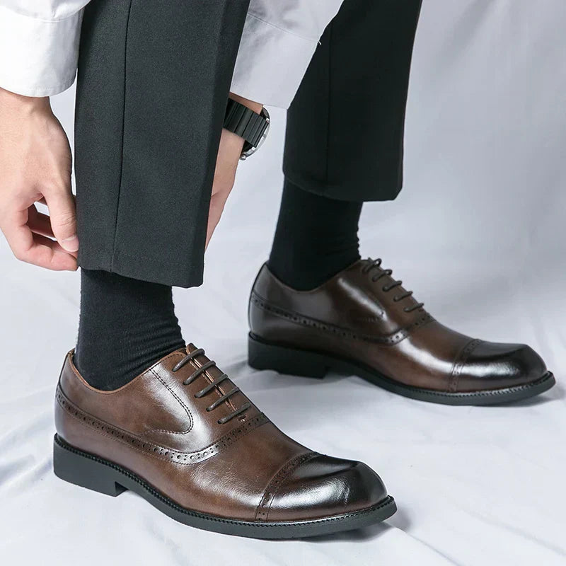Elmont | Leather Brogue Dress Shoe