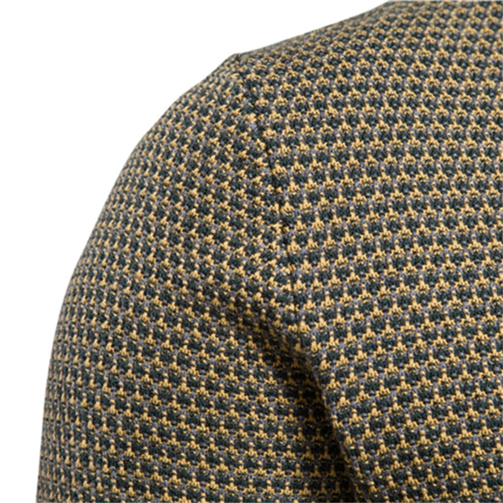 Elmont | Men's Checked Knit Sweater