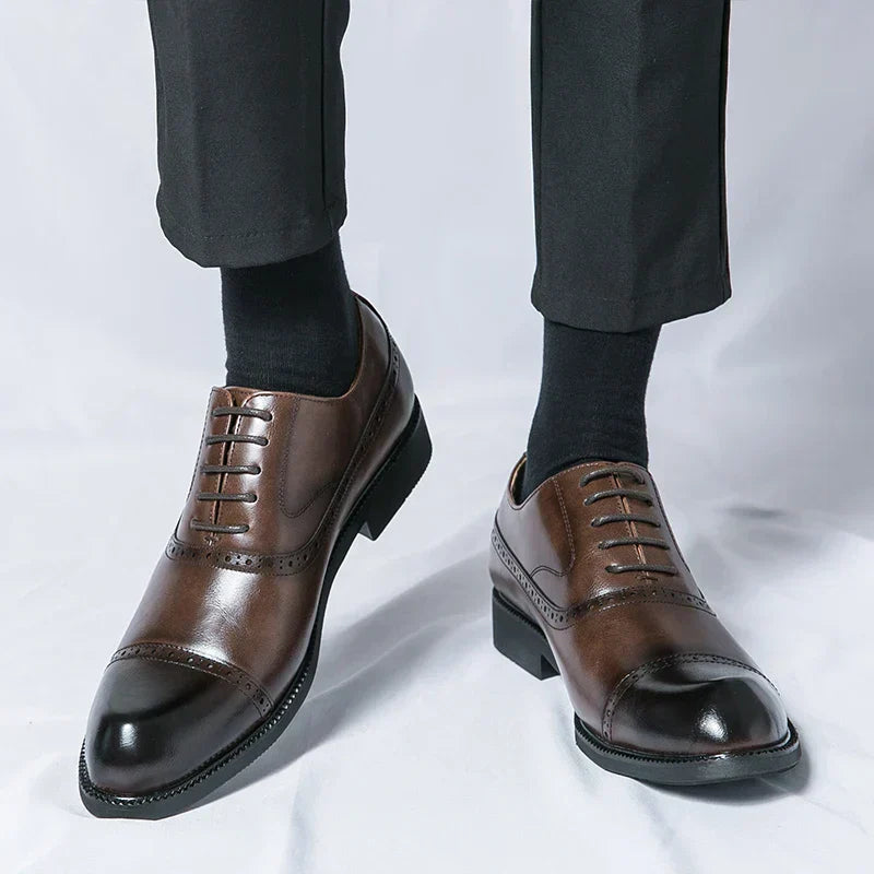 Elmont | Leather Brogue Dress Shoe