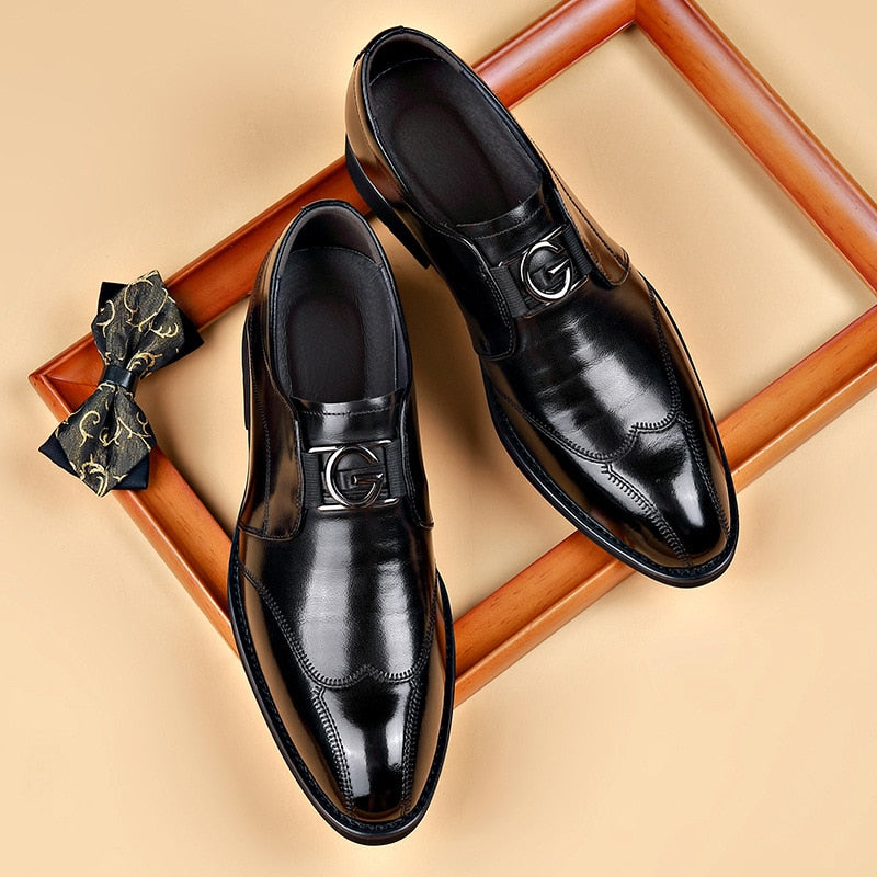 Elmont | Men's Handmade Leather Dress Shoes