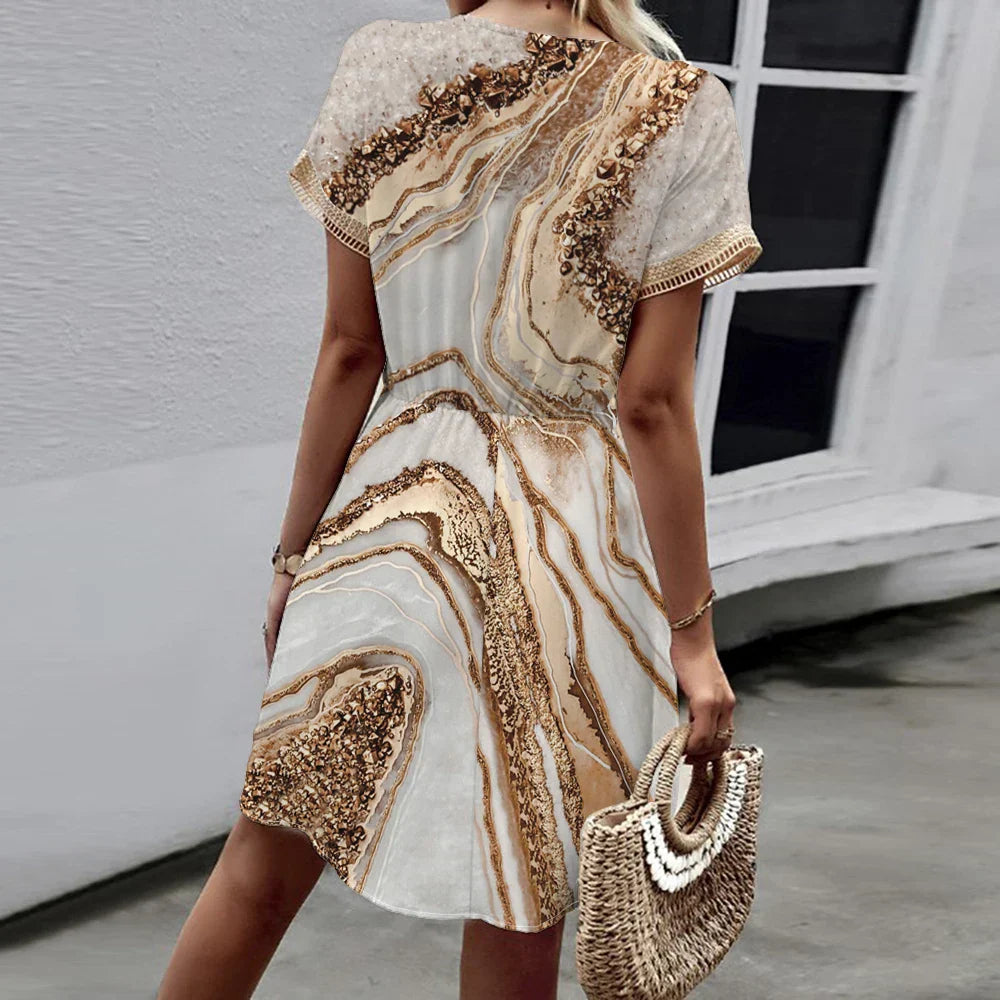 M&H | V-Neck Dress