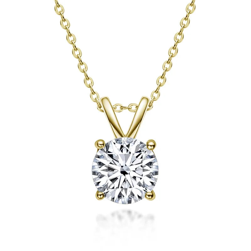Elmont | Sterling Silver Moissanite Necklace