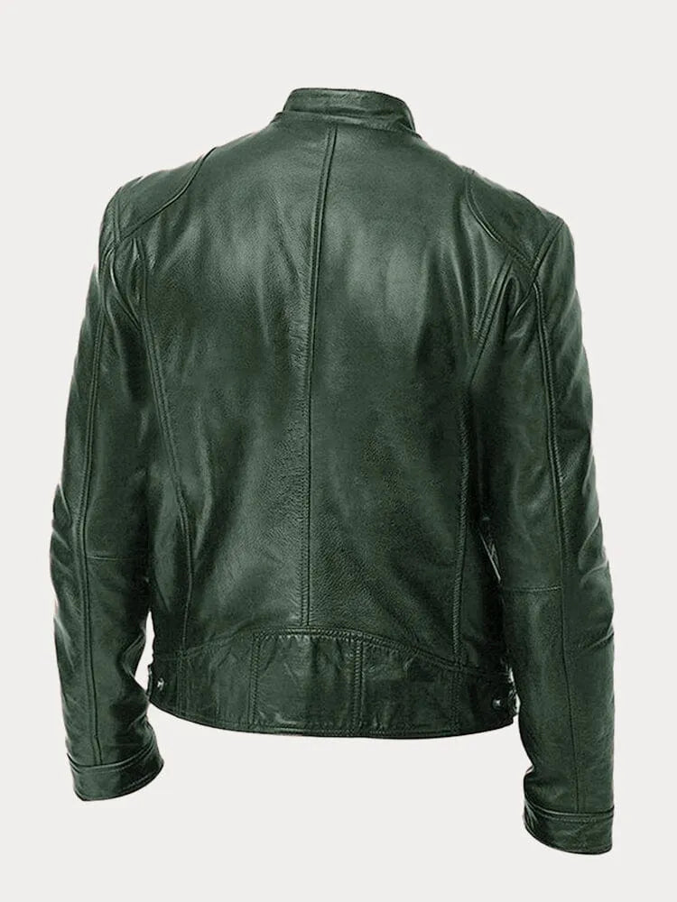 Elmont | Men's Faux Leather Jacket