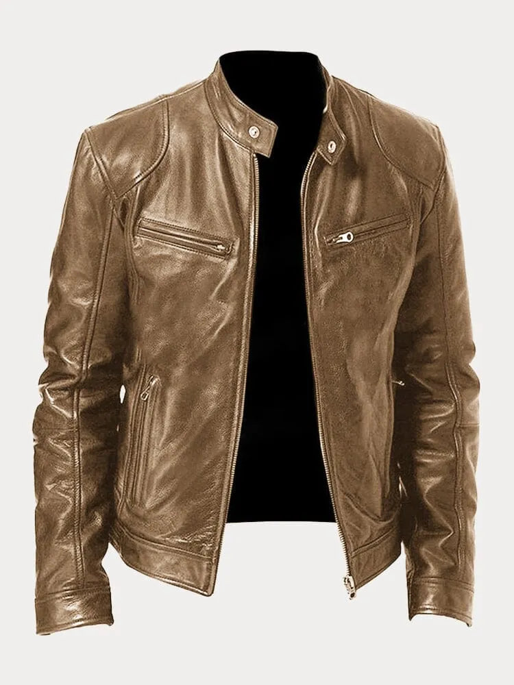 Elmont | Men's Faux Leather Jacket