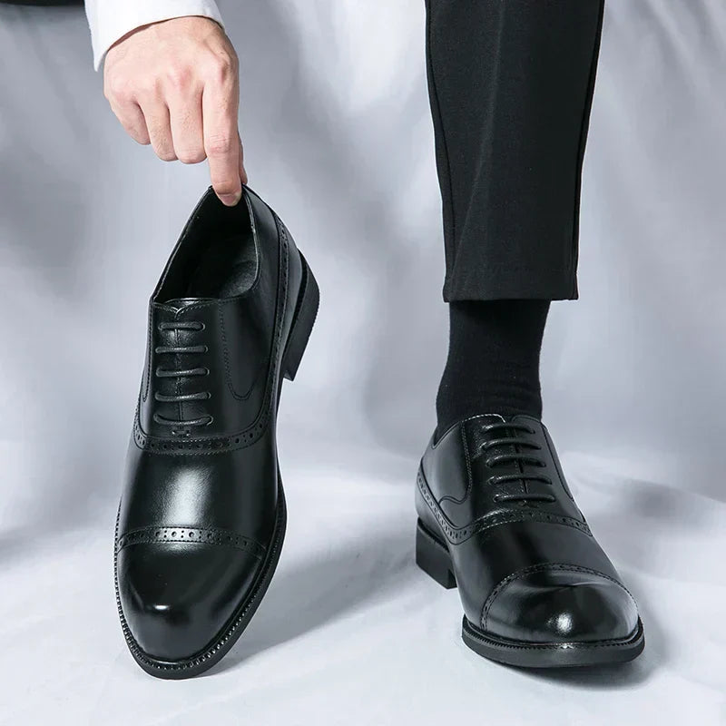 Elmont | Leather Brogue Dress Shoe