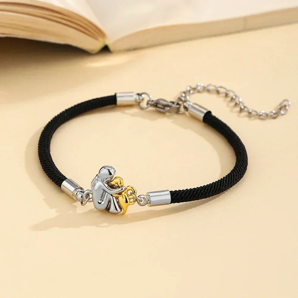 Elmont | Cord Bracelet with Dog Charm