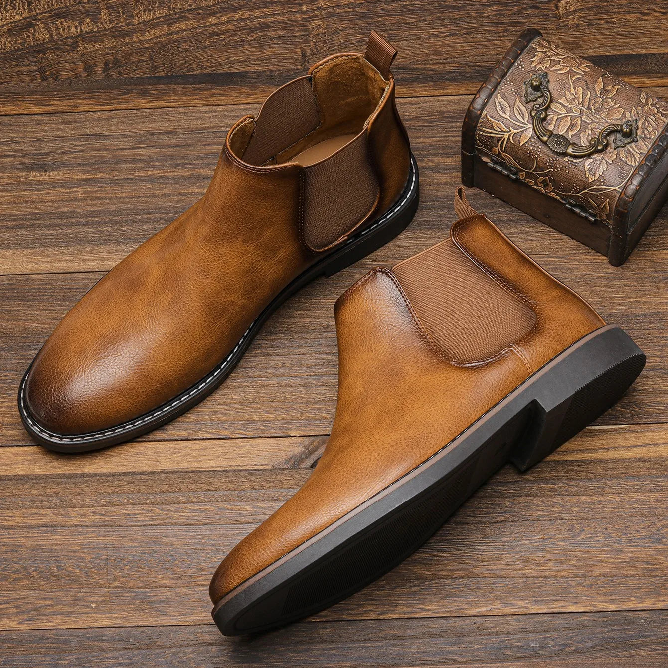 Elmont | Leather Chelsea Boots