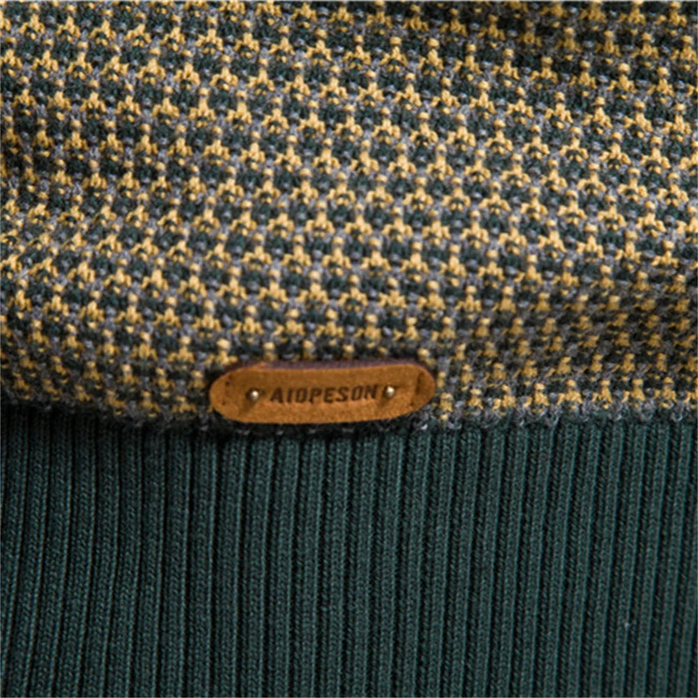 Elmont | Men's Checked Knit Sweater