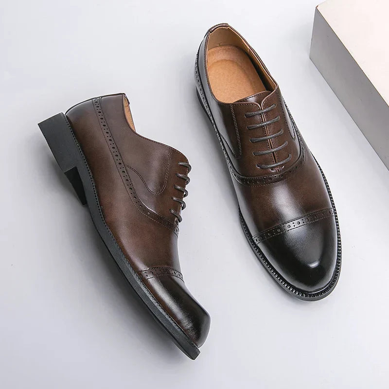 Elmont | Leather Brogue Dress Shoe