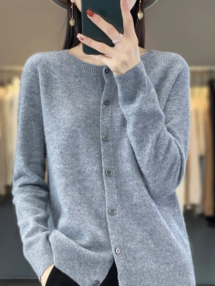 Madison | Knit Button-Front Cardigan