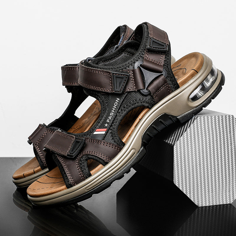 Elmont | Adjustable Leather Sandals