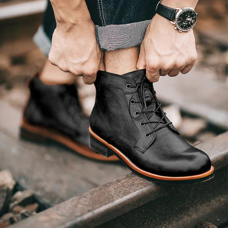 Elmont | Men's Leather High Boots