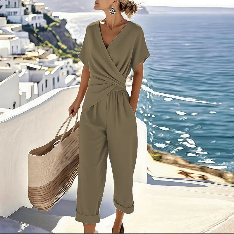 M&H | Linen Blend Two-Piece Set