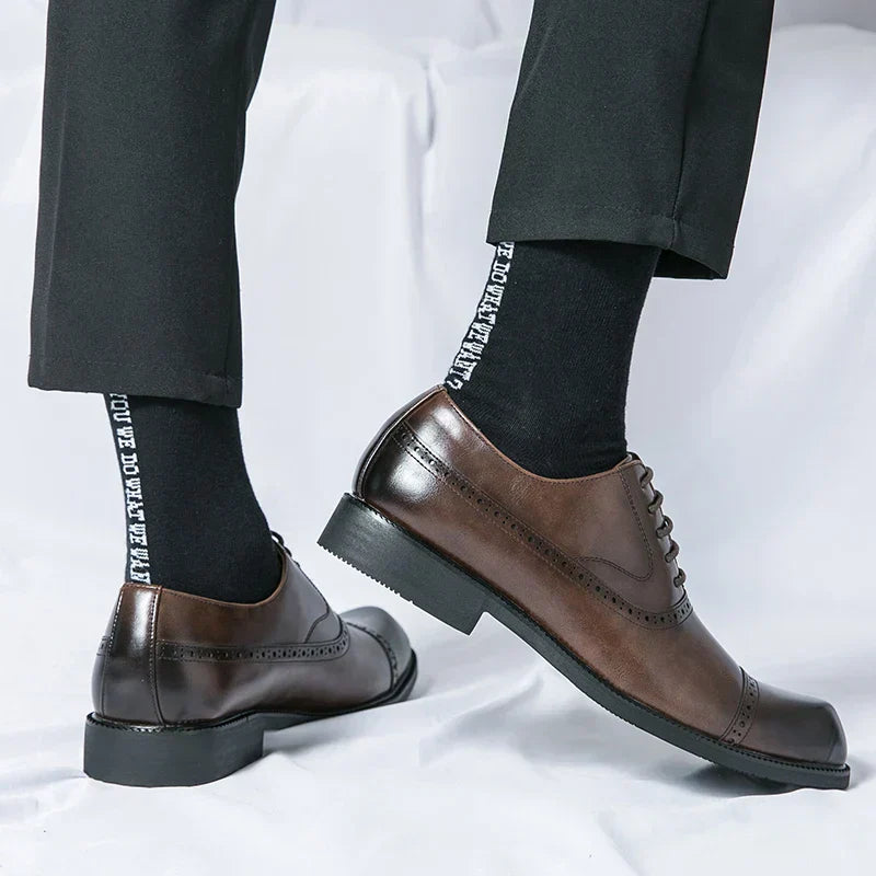 Elmont | Leather Brogue Dress Shoe