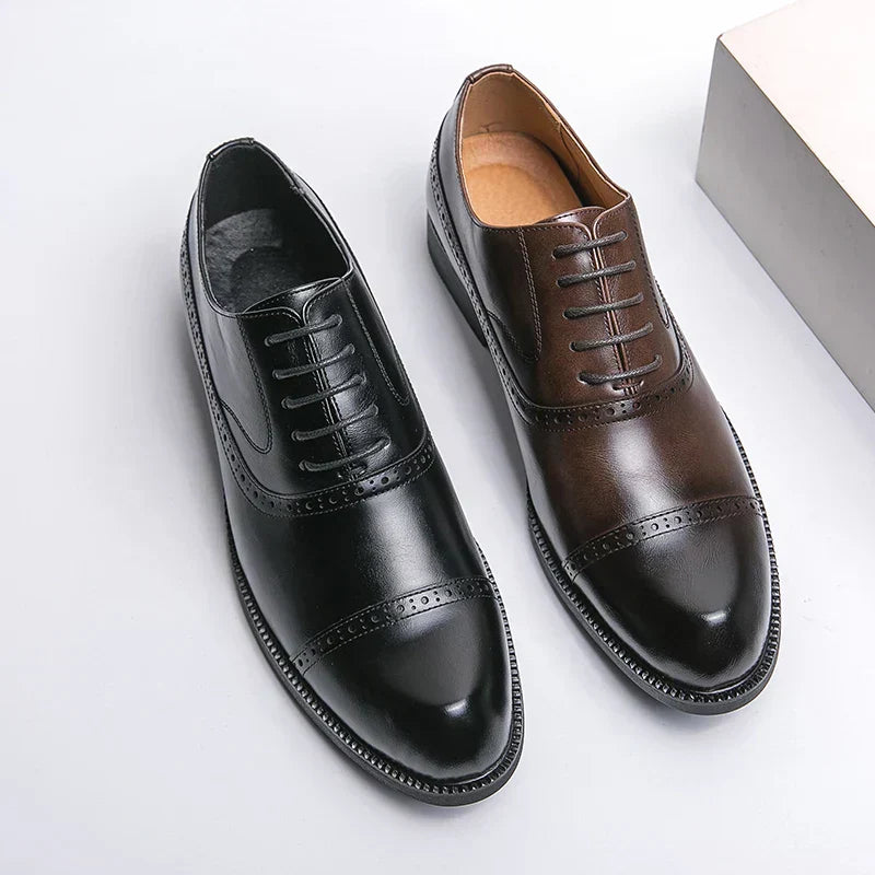 Elmont | Leather Brogue Dress Shoe