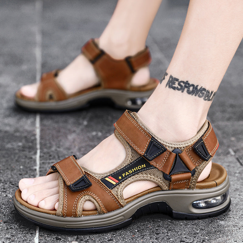 Elmont | Adjustable Leather Sandals