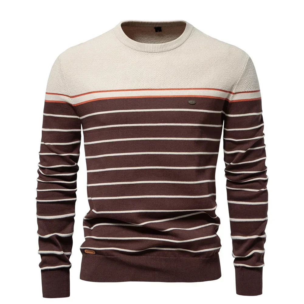 Elmont | Men's Herringbone Knit Sweater