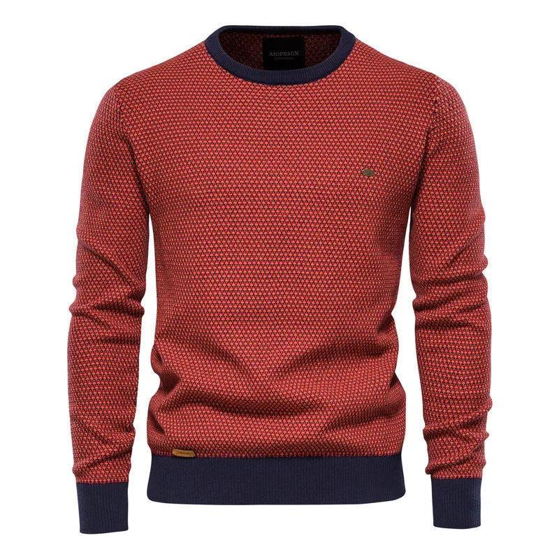 Elmont | Men's Checked Knit Sweater