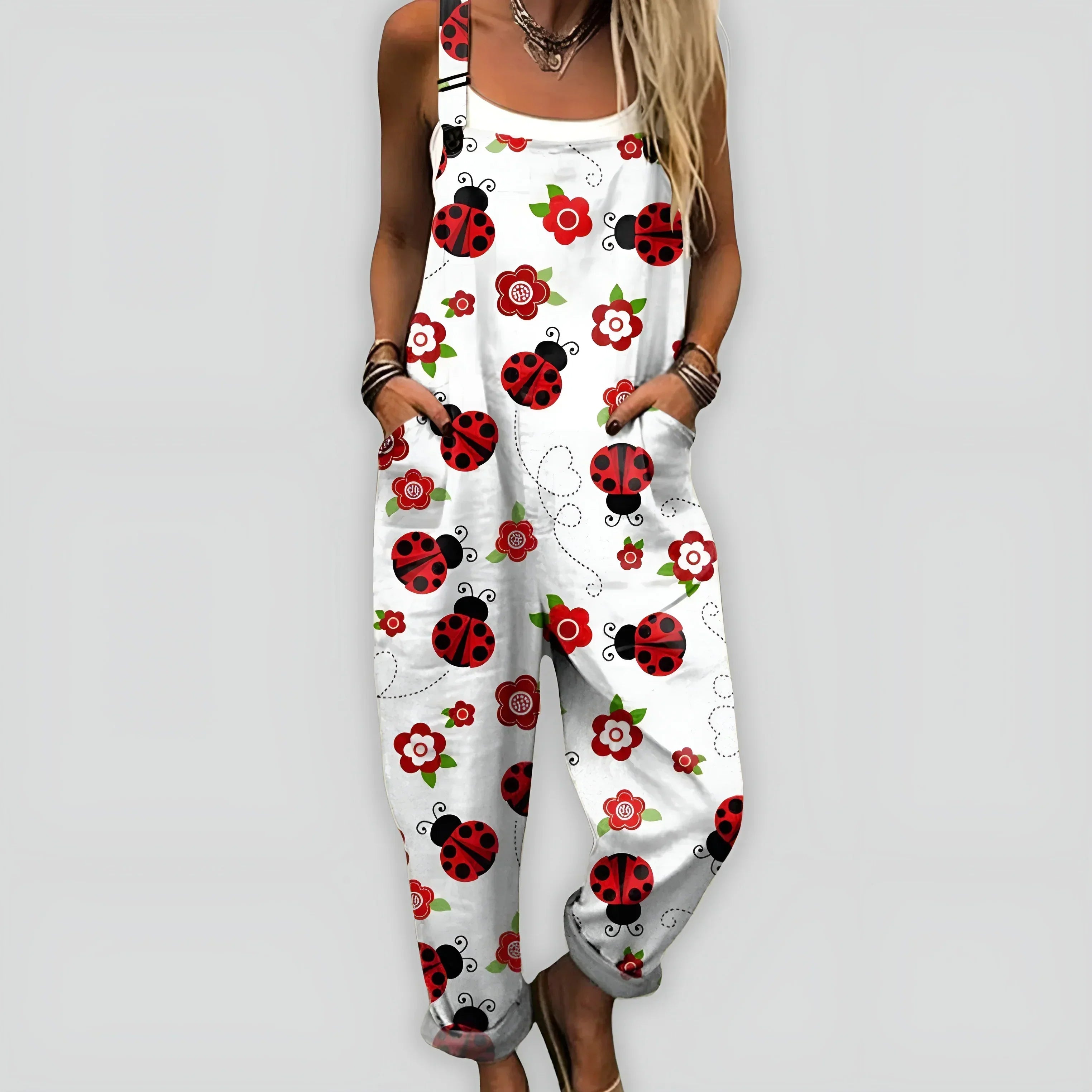 Camila | Overall Playful Chick Print
